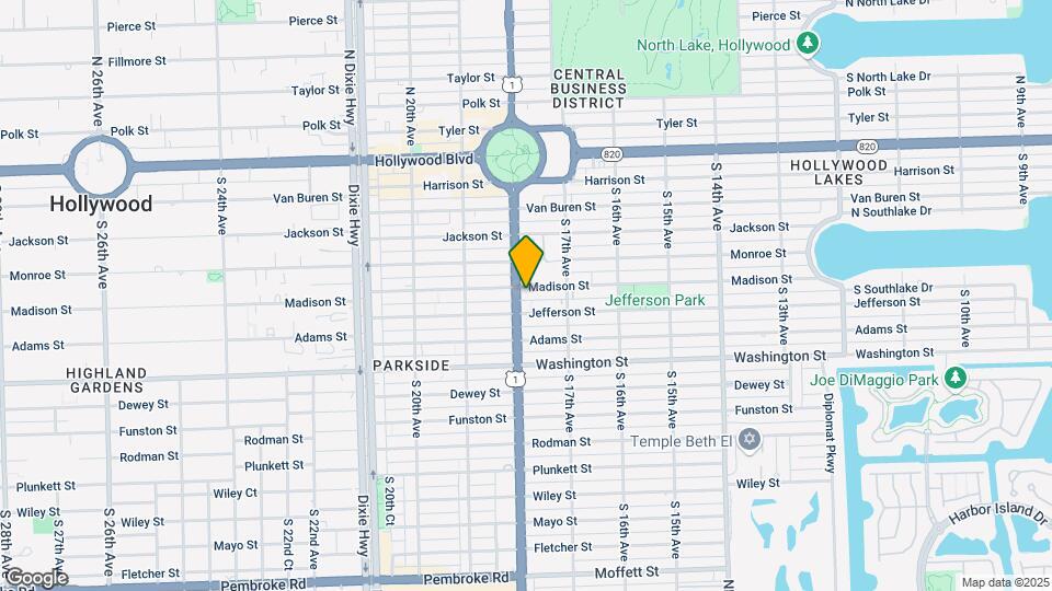 1750 Madison St Map and Location Details