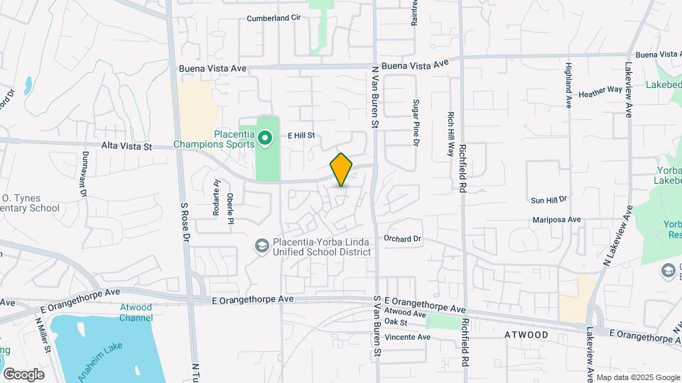 301 N Navarette Pl Map and Location Details