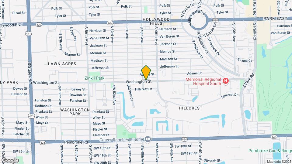 4700 Washington St Map and Location Details