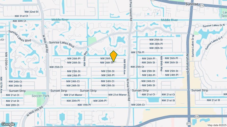 9100 NW 26th St Map and Location Details