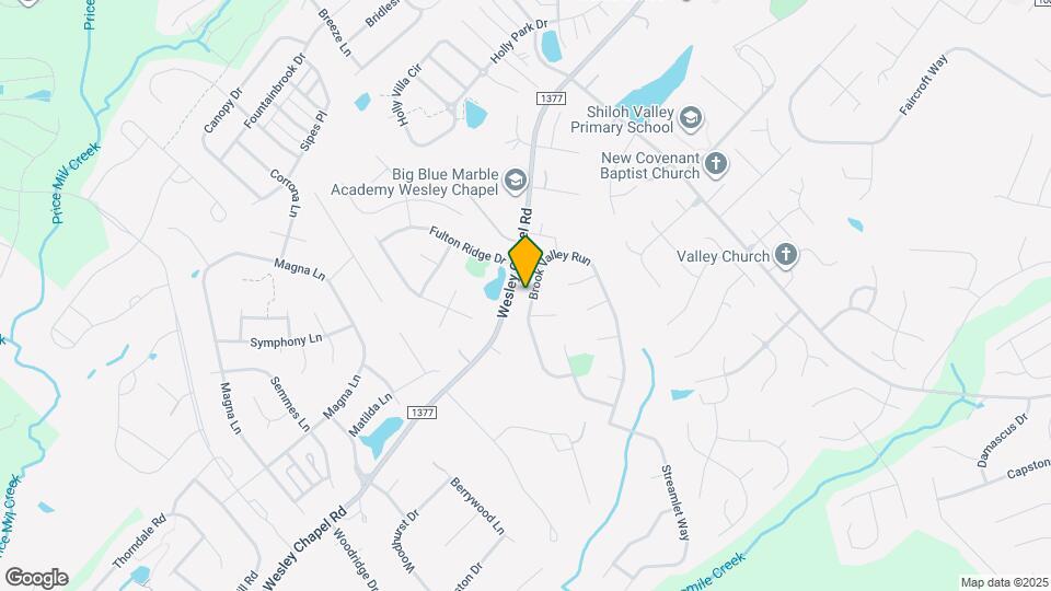 2005 Brook Valley Run Mapa y Detalles de la Ubicación