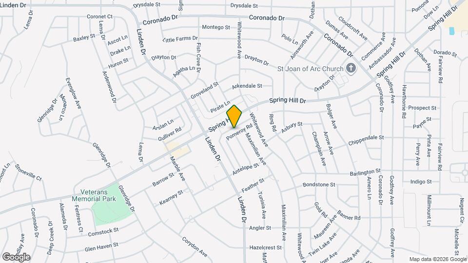 2277 Pomeroy Rd Mapa y Detalles de la Ubicación