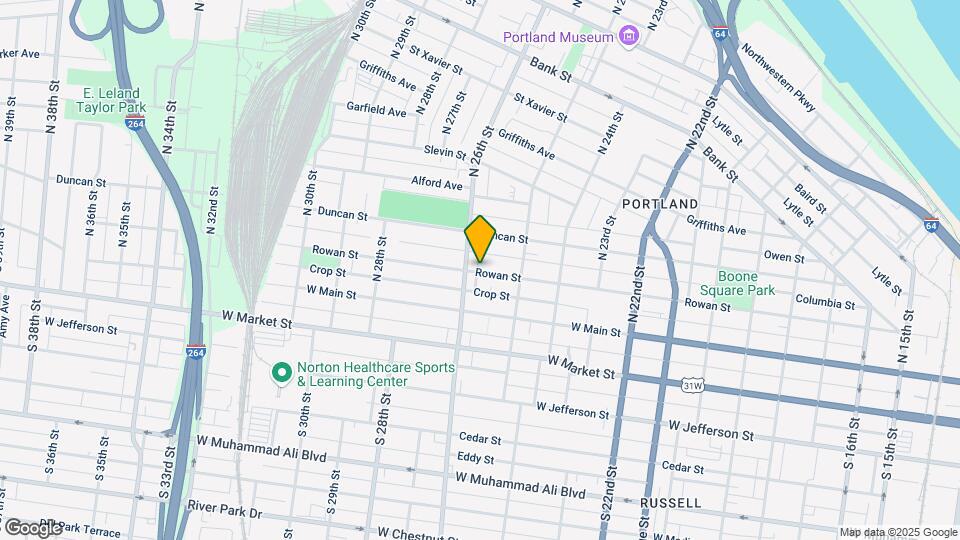 2541 Rowan St Map and Location Details