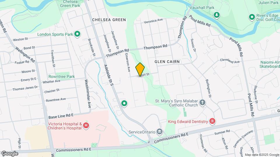 165 Helena Ave Map and Location Details