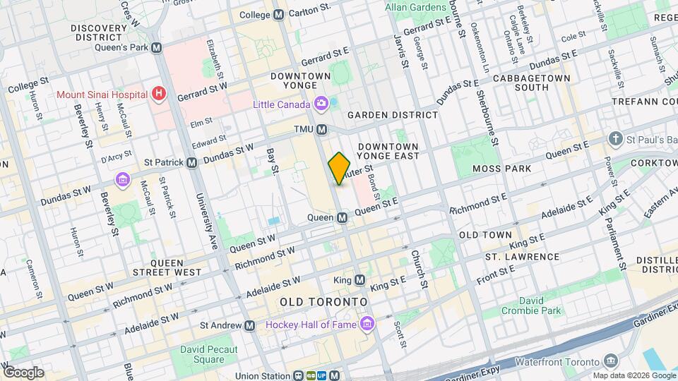 197 Yonge St Map and Location Details