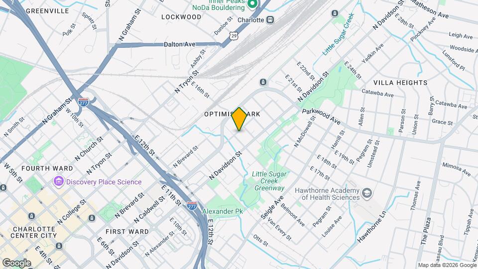 1220 N Caldwell St Map and Location Details