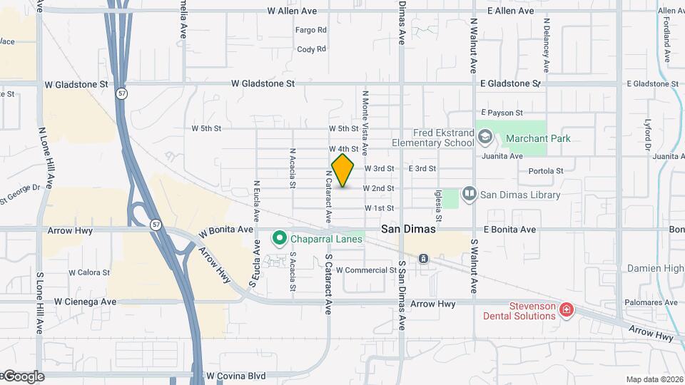 230 W 2nd St Map and Location Details