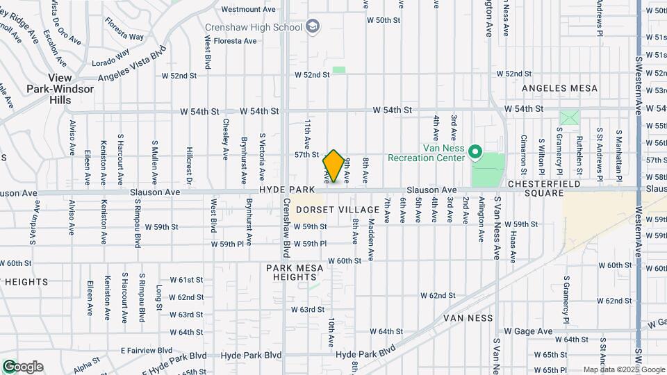 3121 W Slauson Ave Map and Location Details