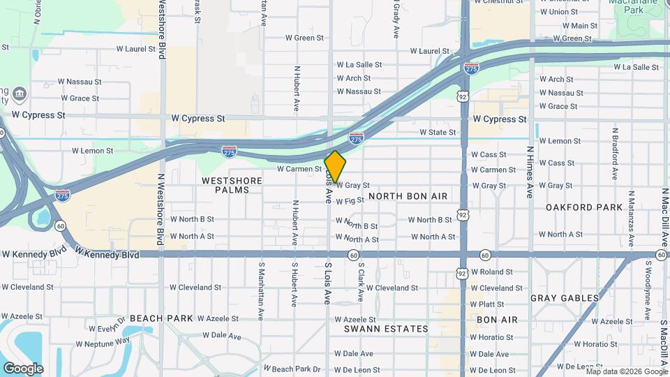 4122 W Gray St Mapa y Detalles de la Ubicación