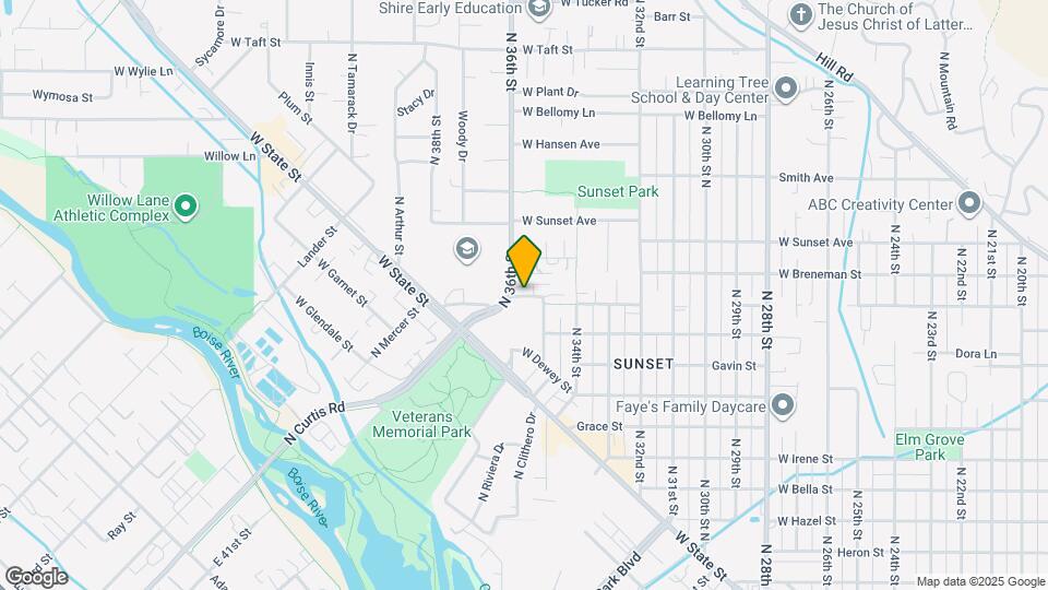 2314 N 35th St Map and Location Details