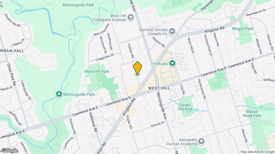 11 Falaise Rd Map and Location Details