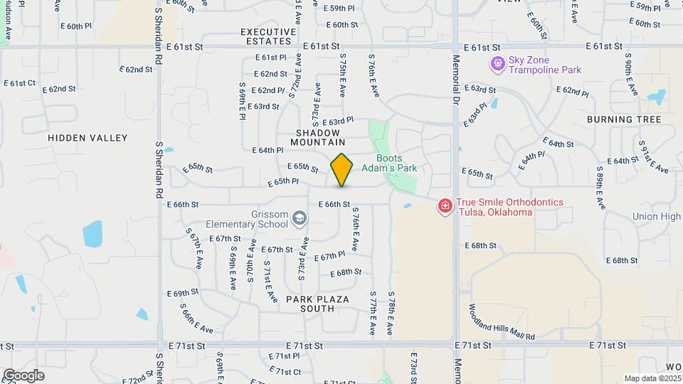 7422 E 65th Pl Map and Location Details