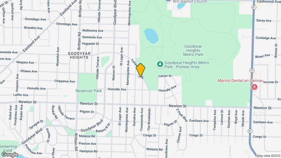 1760 Tonawanda Ave Map and Location Details