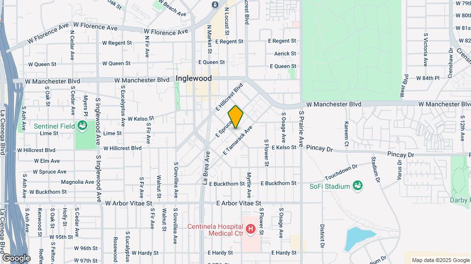 417 E Kelso St Mapa y Detalles de la Ubicación