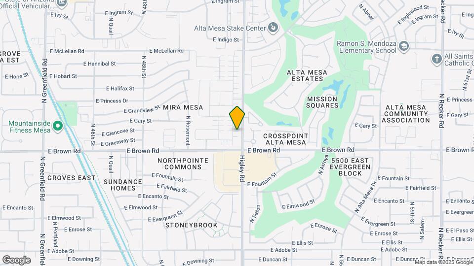 1245 N Balboa Map and Location Details