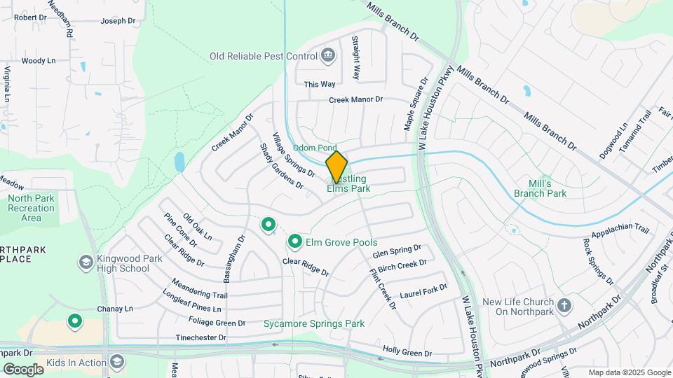 5006 Village Springs Dr Map and Location Details