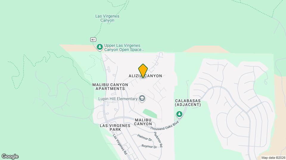 26120 Alizia Canyon Dr, Unit G Mapa y Detalles de la Ubicación