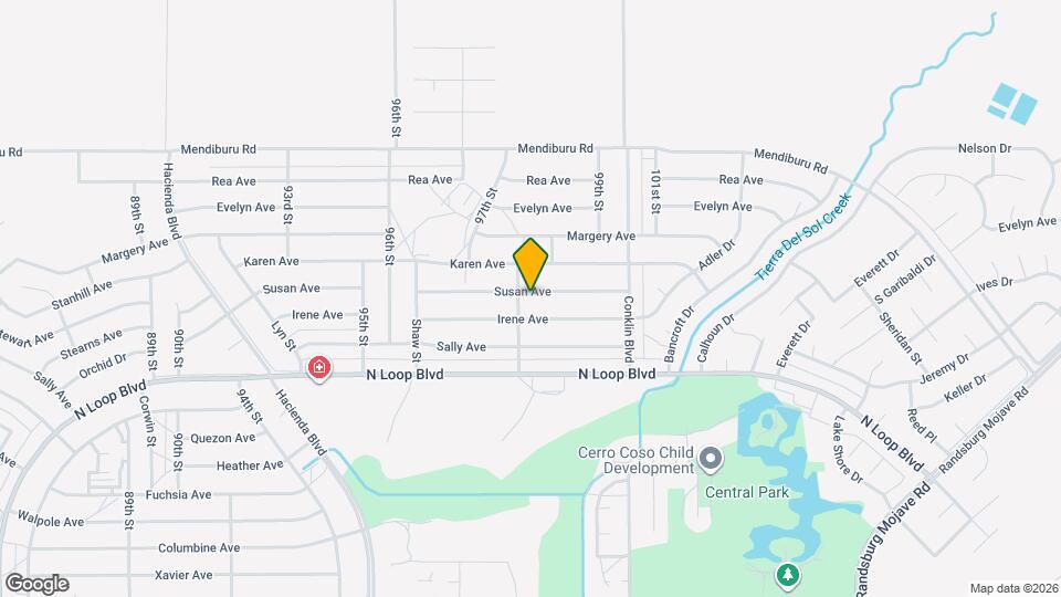 9808 Susan Ave Map and Location Details