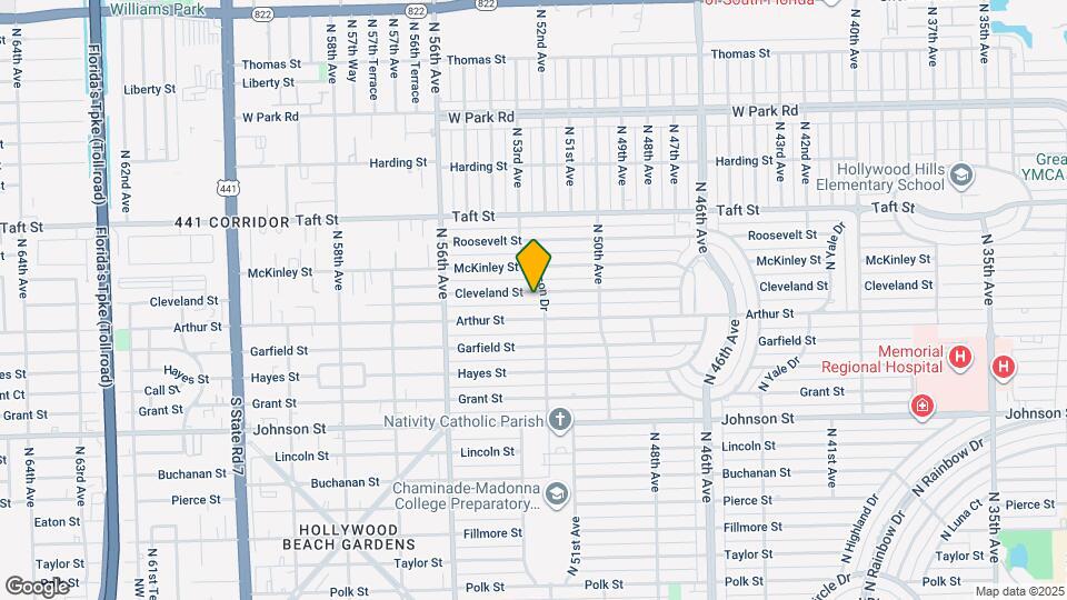 5206 Cleveland St Map and Location Details