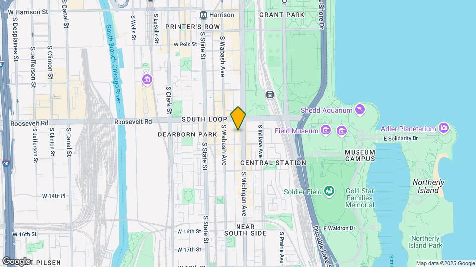 1212 S Michigan Ave Mapa y Detalles de la Ubicación