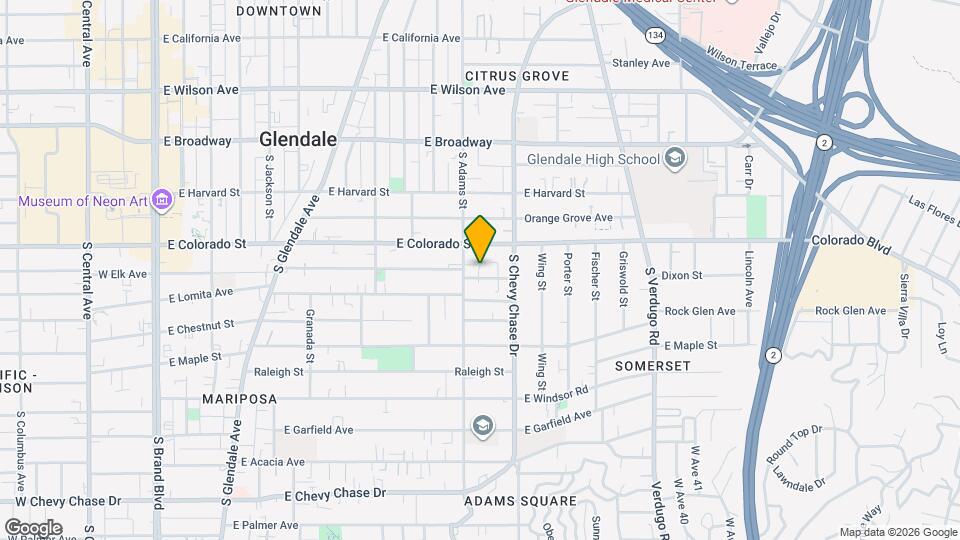 1115 E Elk Ave, Unit 1115.5 Map and Location Details