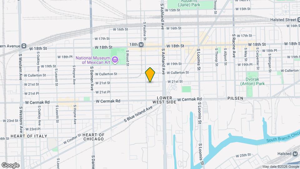 1649 W 21st St Mapa y Detalles de la Ubicación