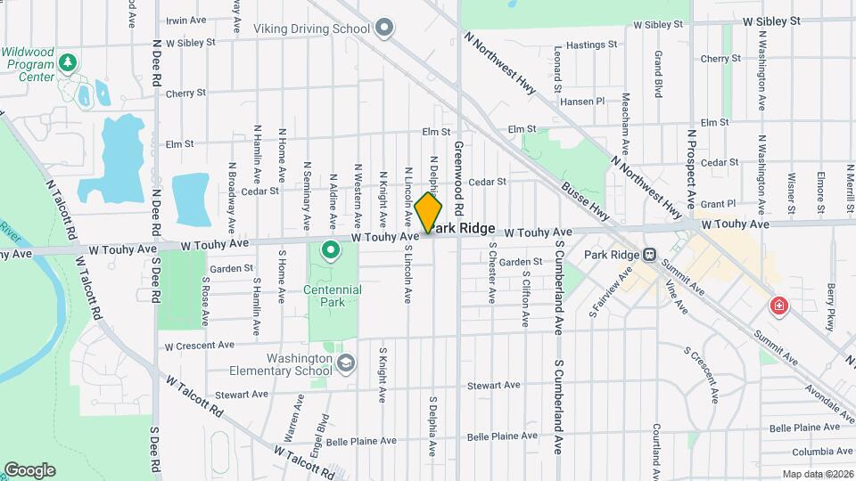 1301 W Touhy Ave, Unit 309 Map and Location Details