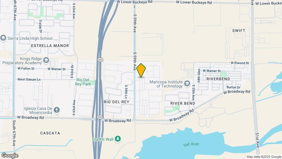 3815 S 58th Ln Map and Location Details