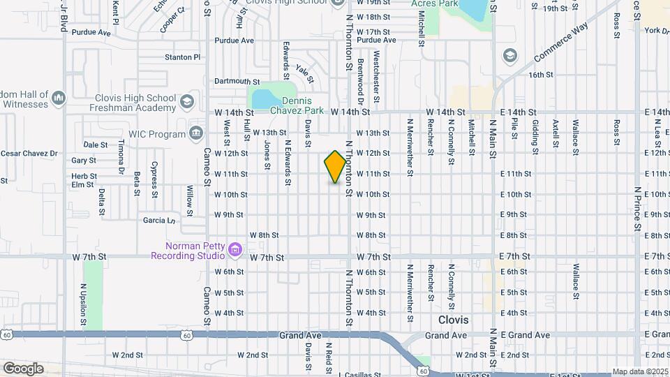 1001 N Reid St Map and Location Details