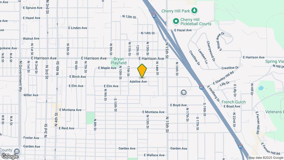 1205 Adeline Ave Map and Location Details