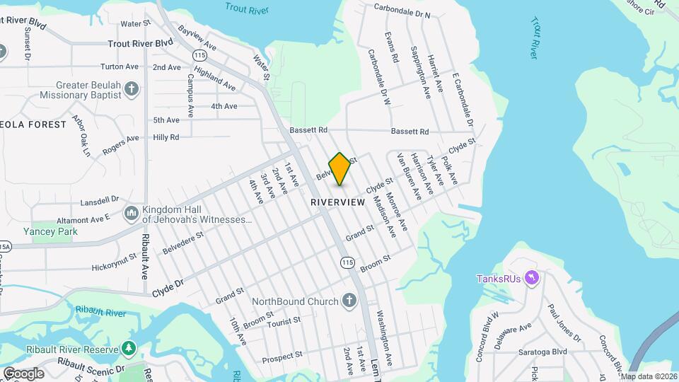 9124 Adams Ave Map and Location Details