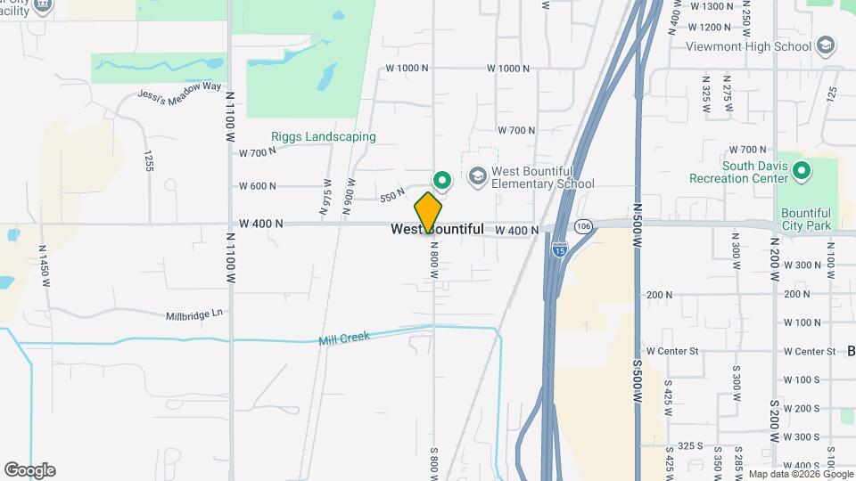 349 N 800 W Map and Location Details