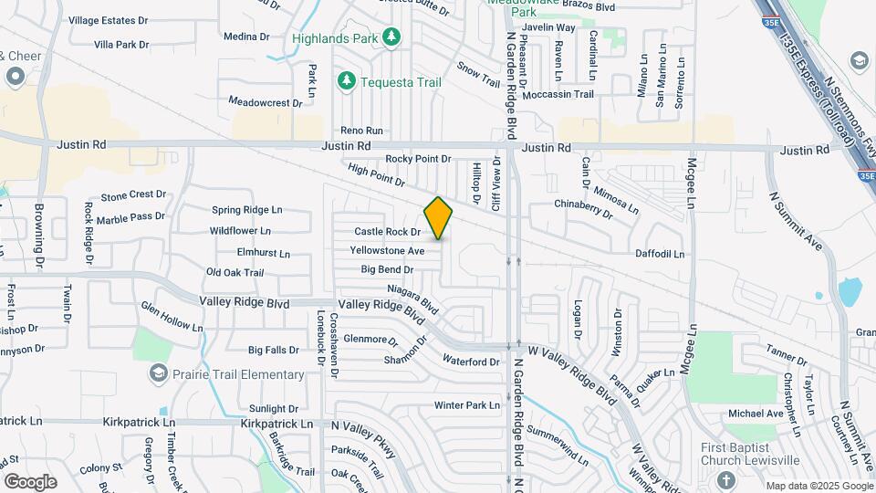 1601 Yellowstone Ave Map and Location Details