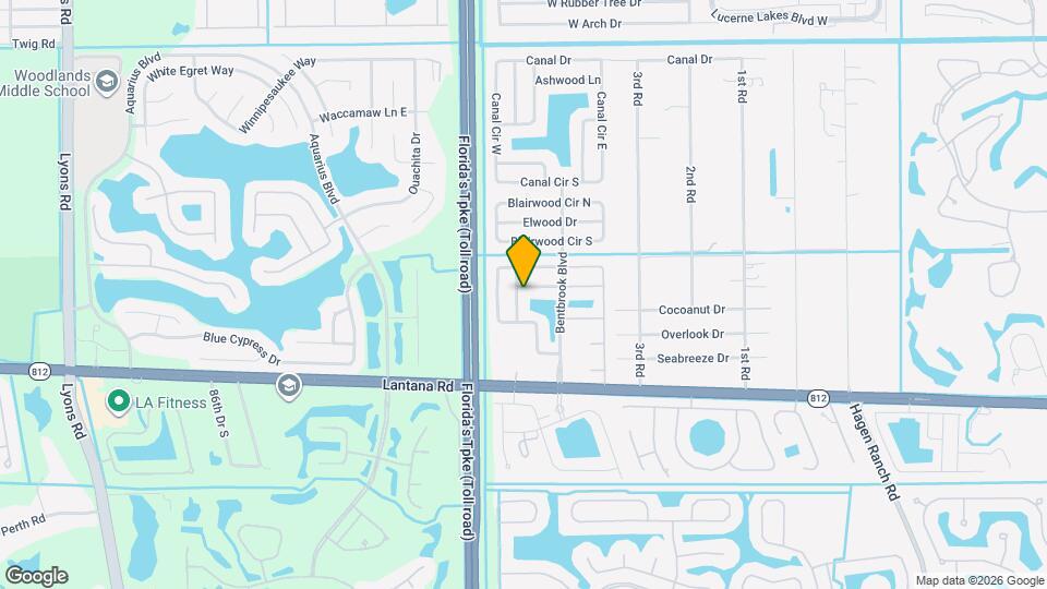 7954 Blackwood Ln Mapa y Detalles de la Ubicación