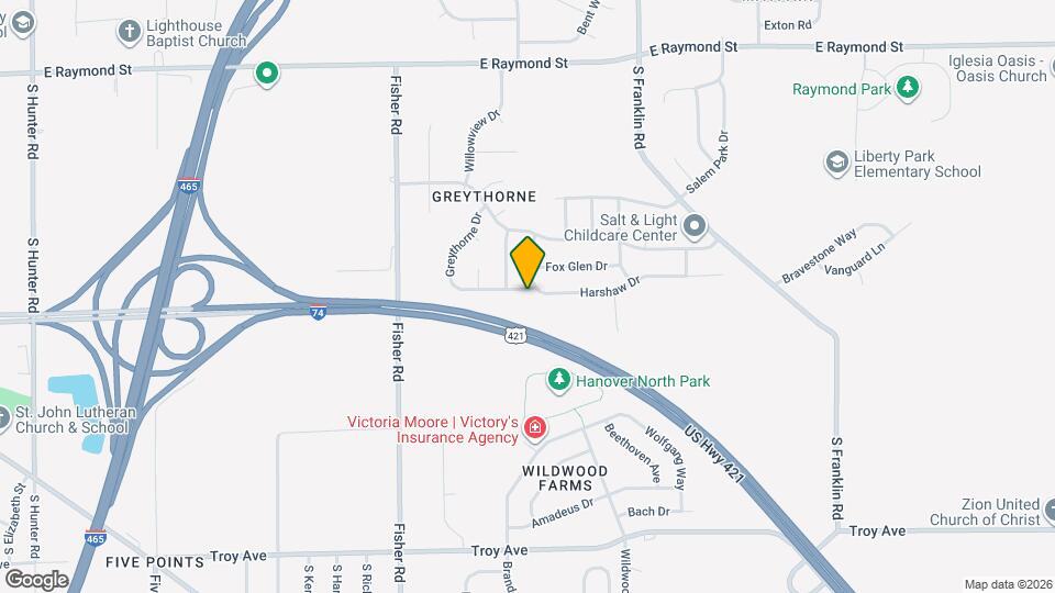 7741 Thorney Wood Dr Map and Location Details