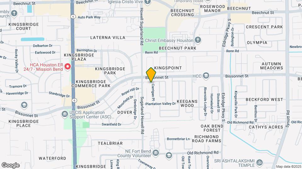 9226 Spindlewood Dr Mapa y Detalles de la Ubicación