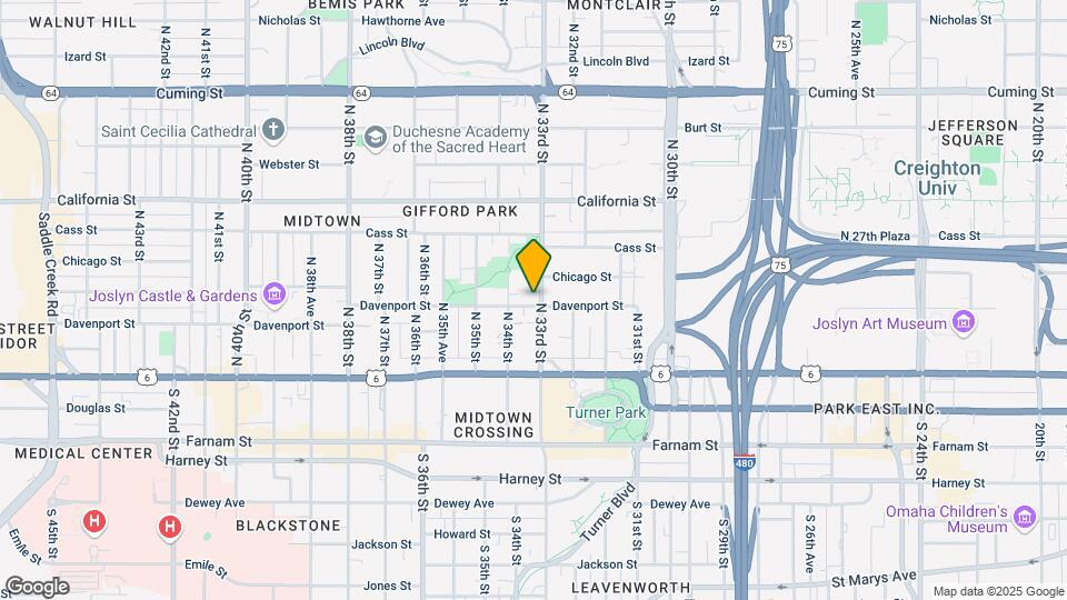 3304 Davenport St Map and Location Details