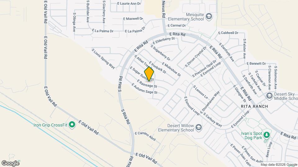 9065 E Rainsage St Map and Location Details