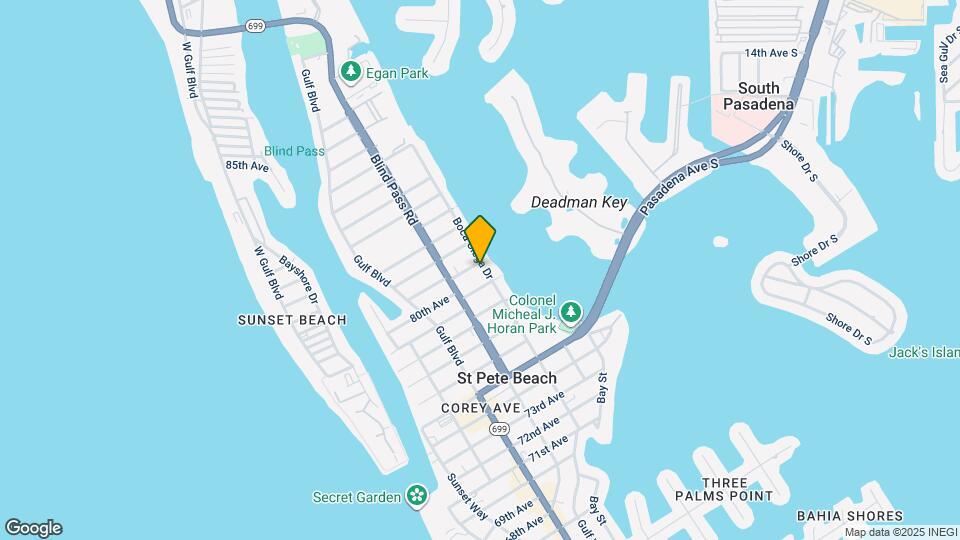 7960 Boca Ciega Dr Map and Location Details