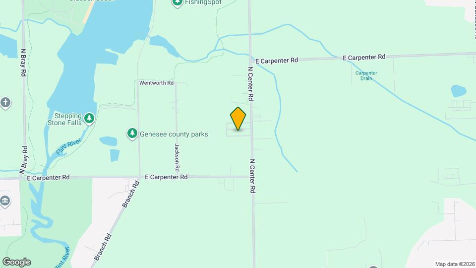 5125 N Center Rd Map and Location Details