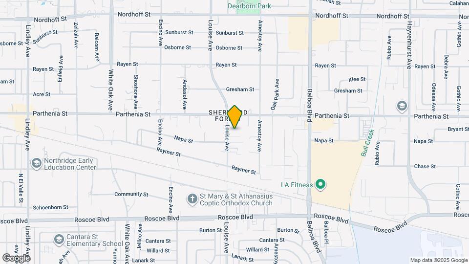 8624 Louise Ave Mapa y Detalles de la Ubicación