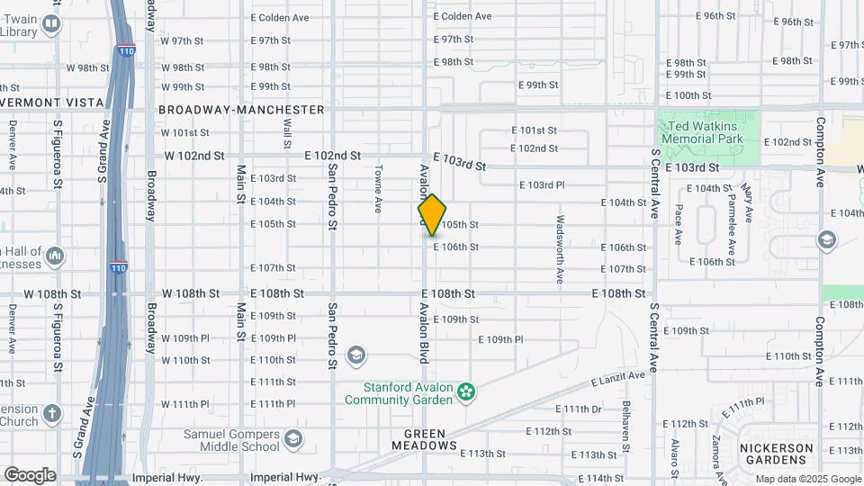 10524 S Avalon Blvd Map and Location Details