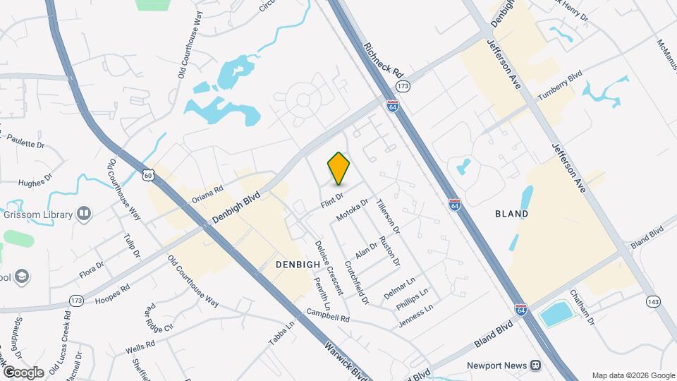 409 Flint Dr Map and Location Details