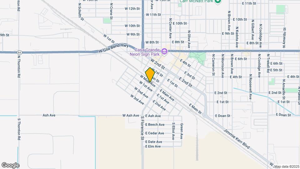 201 W Main Ave Mapa y Detalles de la Ubicación