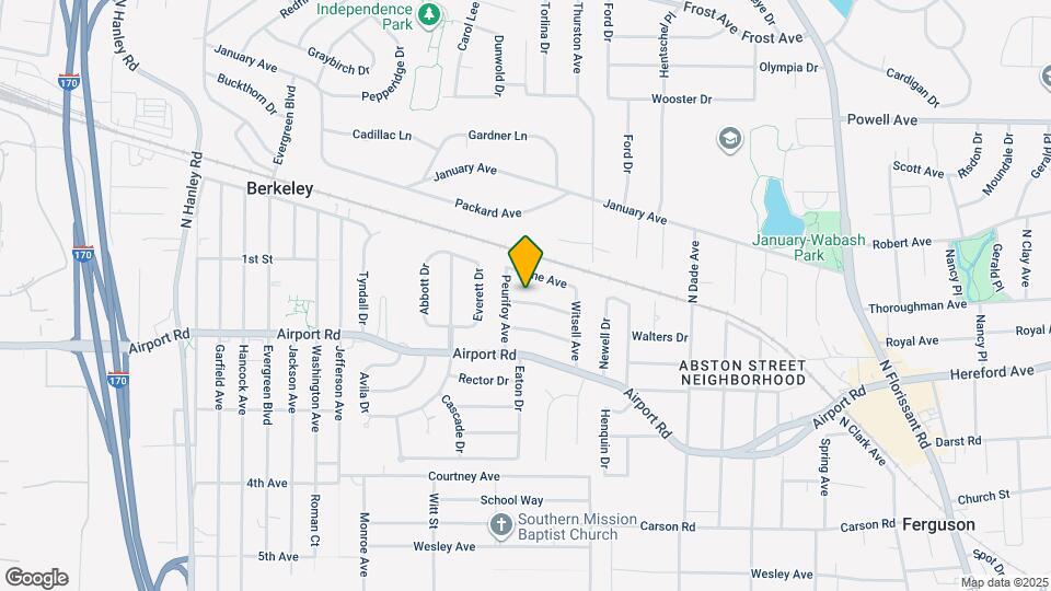 8045 Busiek Ave Map and Location Details