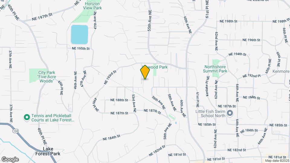 5504 NE 190th St Map and Location Details