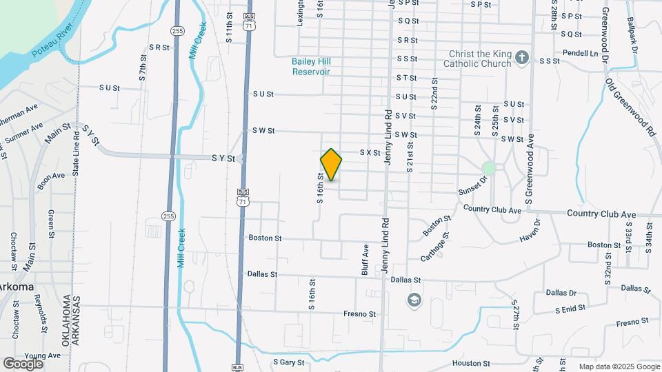 1615 S Z St Map and Location Details