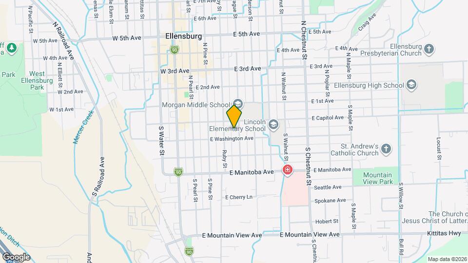 207 S Sprague St Map and Location Details