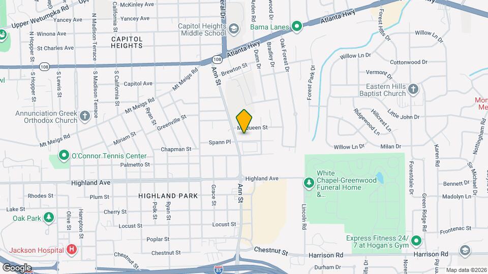 2911 Althea St Map and Location Details