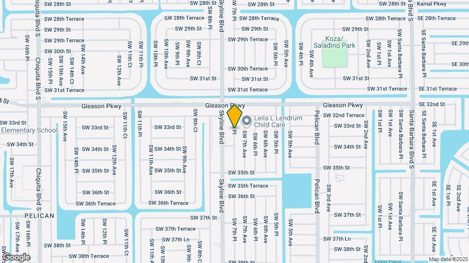 3306 SW 7th Pl Map and Location Details